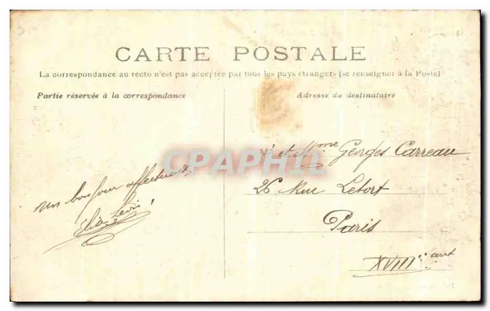 Châlons-sur-Marne — Il Palazzo di Giustizia — Edizione dei Magasins Réunis - Verso