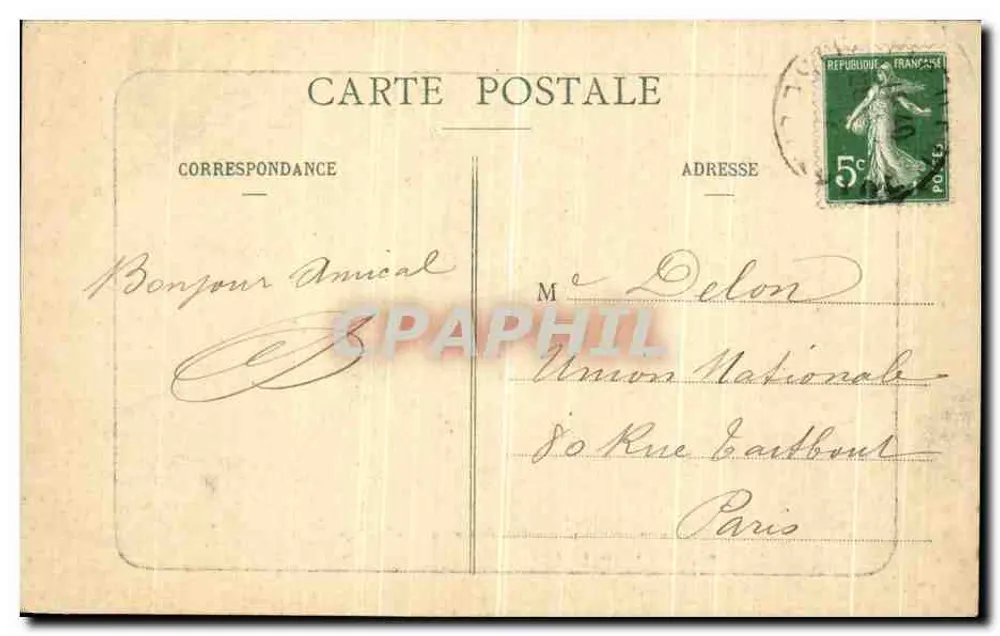 Loches — Vista geral do Castelo Real — T. Bardou, editor, Loches - Verso