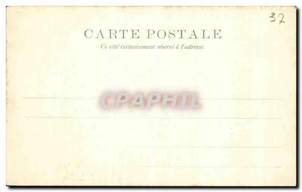 Castelo de Loches — vista do castelo com torres e muralhas — Kunzli Frères, editores Paris 719 - Verso