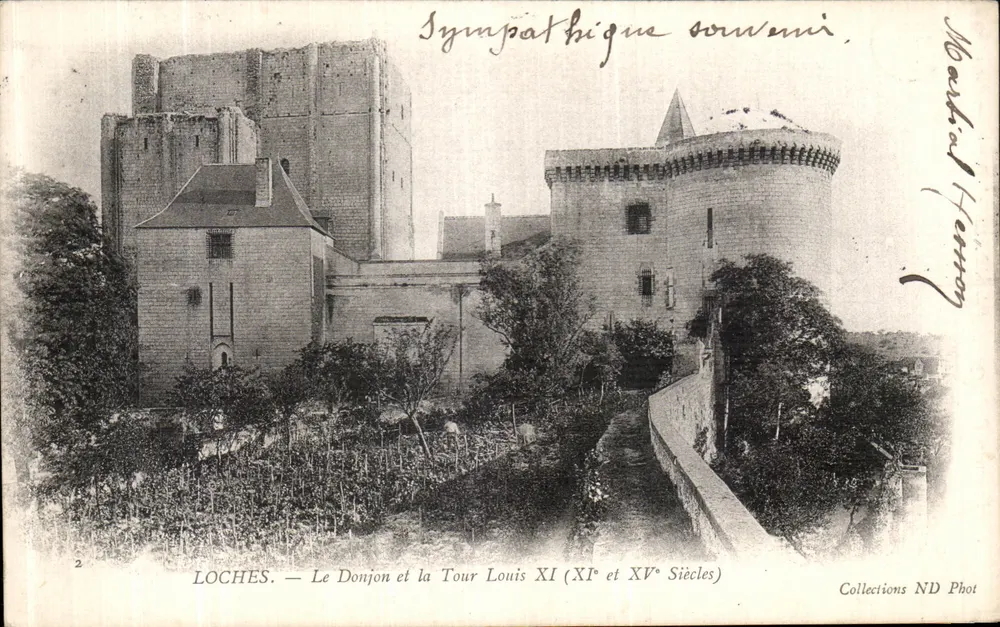 Loches — Der Bergfried und Turm Louis XI (11. und 15. Jahrhundert) — Collections ND Phot - Vorderseite