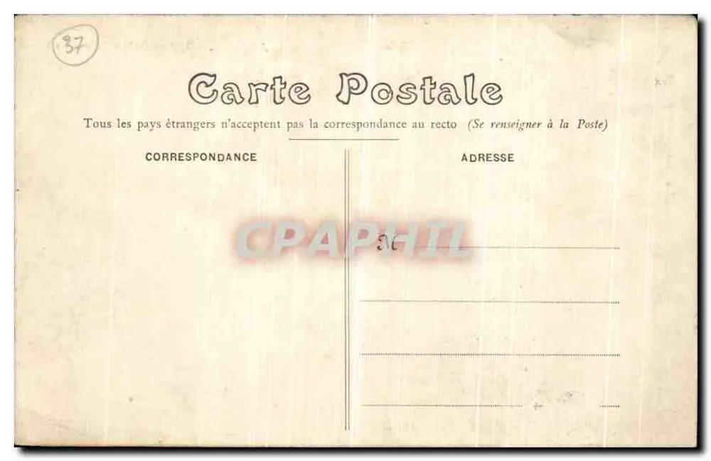 Amboise — Maison du Duc de Joyeuse — G. Loude, libraire Amboise - Verso