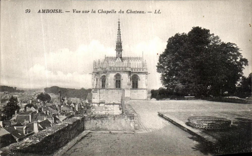 Amboise — Ansicht der Kapelle des Schlosses — LL - Vorderseite