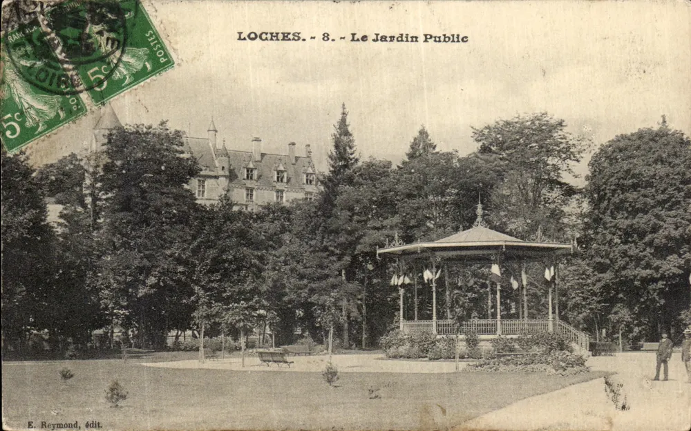 Loches - Het Publieke Tuin — E. Reynond, uitgever - Voorkant