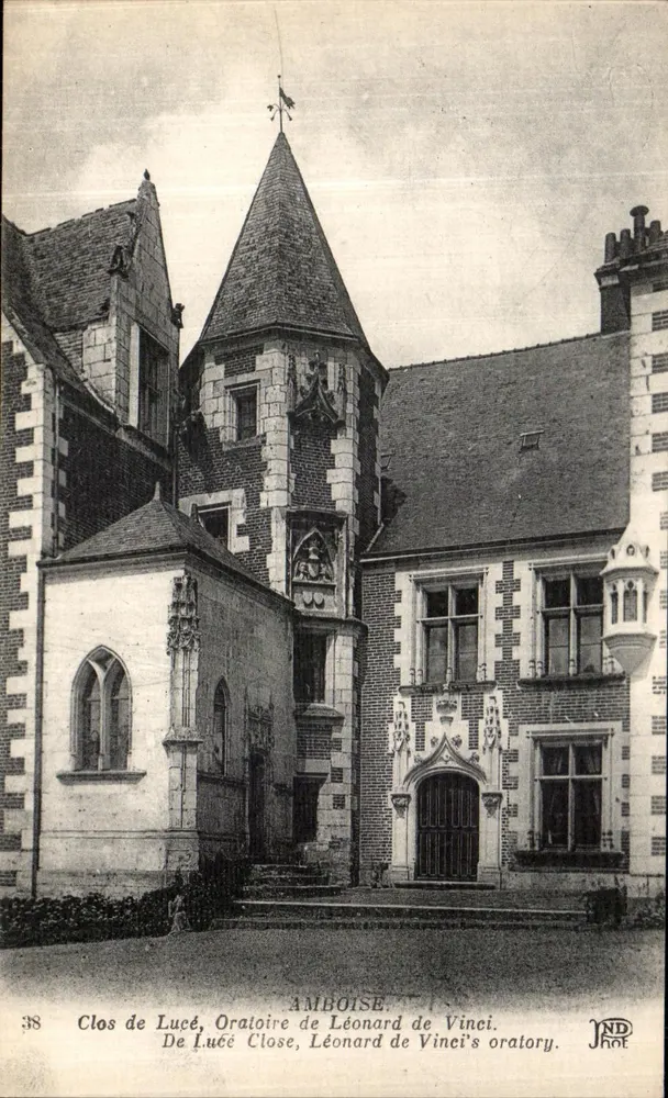 Clos de Lucé, Oratorium von Leonardo da Vinci — Amboise — JND Phot. - Vorderseite
