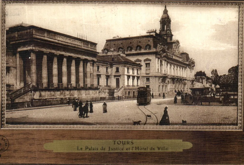 Tours — Das Palast der Justiz und das Rathaus — Unbekannter Verlag - Vorderseite
