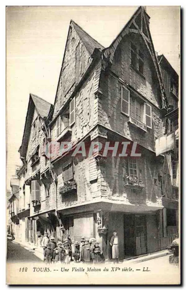 Tours — Ein Haus aus dem 15. Jahrhundert — LL n°112 - Vorderseite