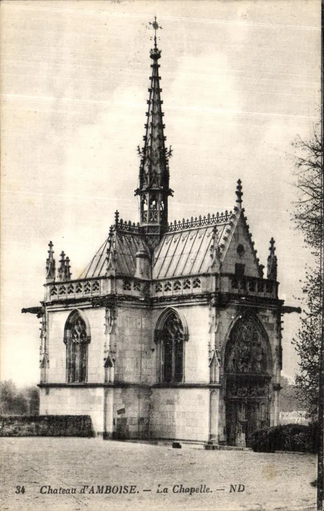 Castelo de Amboise — A Capela — ND - Frente