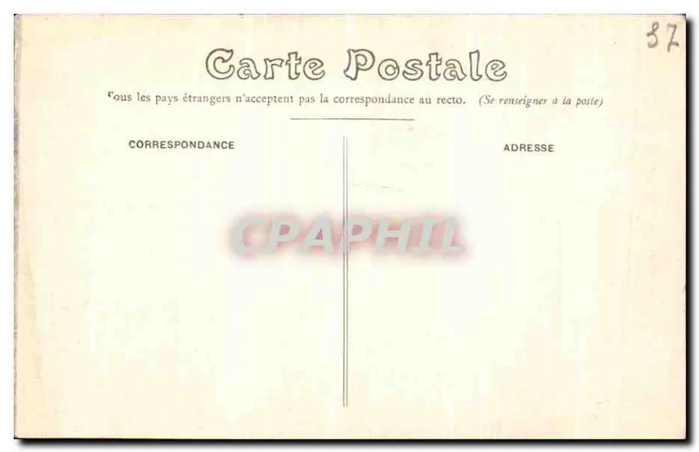 Tours — Torre Charlemagne — G B 32 - Verso