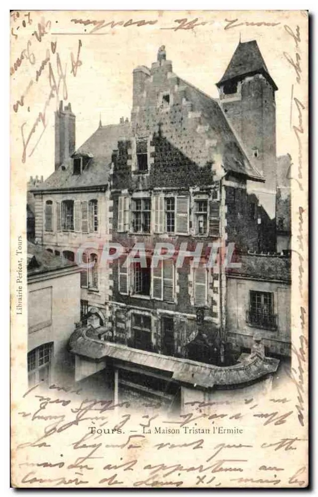 Tours — Das Haus Tristan l’Ermite — Buchhandlung Pericat, Tours - Vorderseite