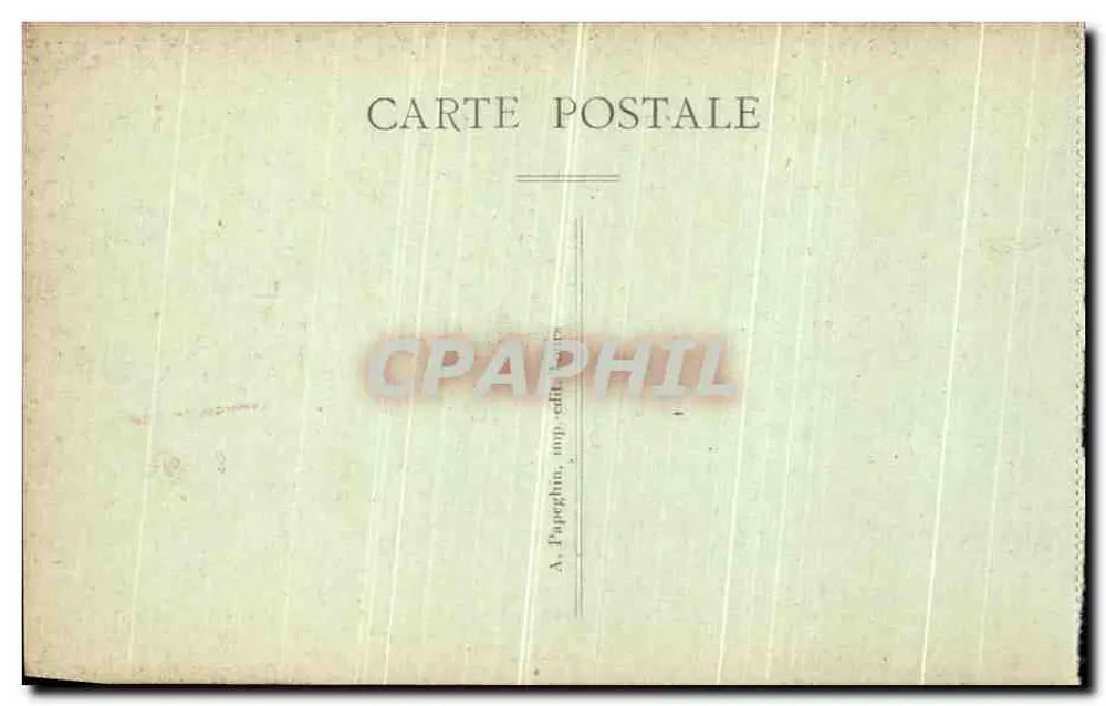 Tours (Loire-et-Loire) — A Rue Nacional (lado Sul) — A. P. - Verso