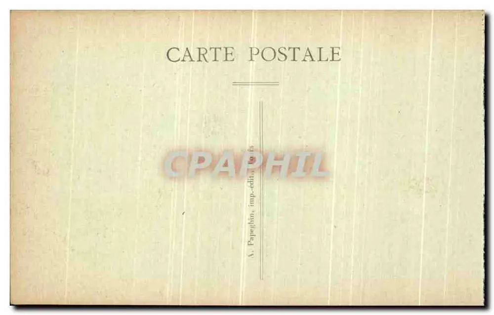 Tours (Loire-et-Cher) — Das Alte Rathaus und der Square Rabelais — A.P. - Rückseite