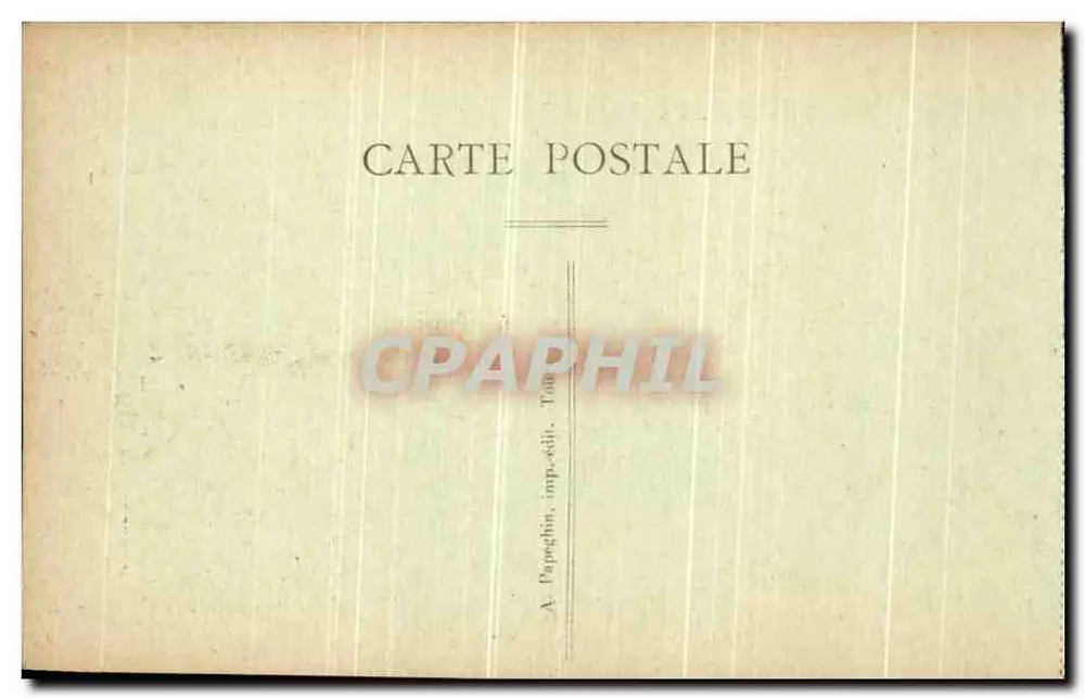 Tours (Loire-et-Loire) — La Place du Palais de Justice et l'Avenue de Grammont (côté Nord-Est) — A. P. - Rückseite