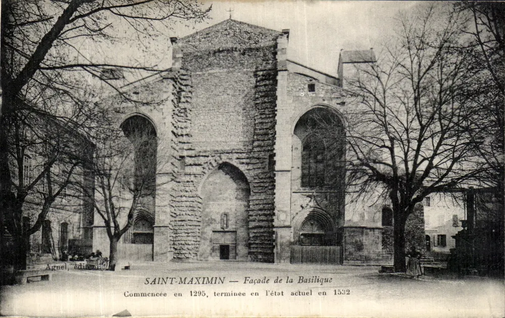 Saint-Maximin — Fachada da Basílica — Agnel, editor - Frente