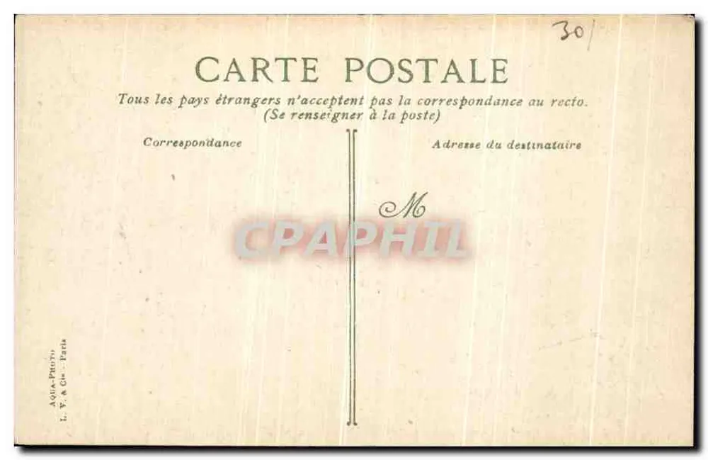 O Ponte du Gard — Perfil — G. Le Pont du Gard. Perfil - Verso