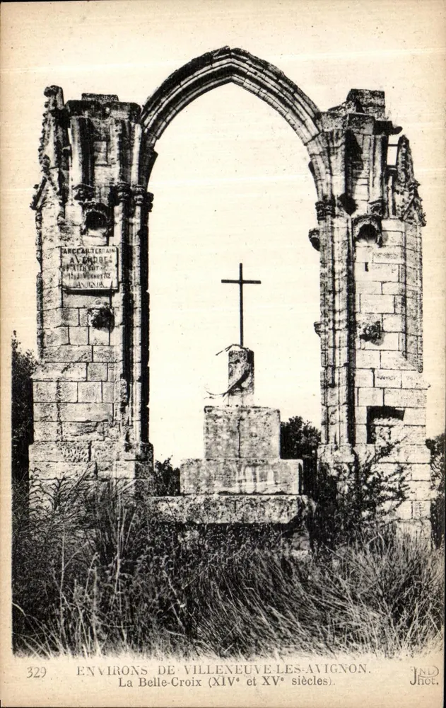 La Belle-Croix — gotische Ruinen des 14. und 15. Jahrhunderts — Jhot. Nr. 329 - Vorderseite