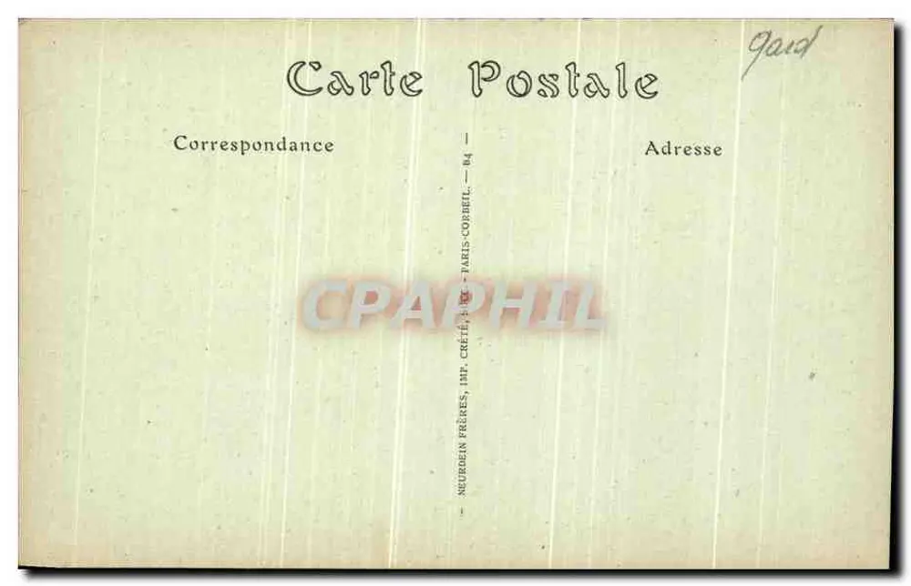 La Belle-Croix — gotische Ruinen des 14. und 15. Jahrhunderts — Jhot. Nr. 329 - Rückseite