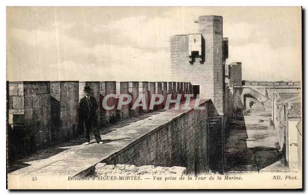 Aigues-Mortes — Blick vom Turm der Marine — ND. Phot. - Vorderseite