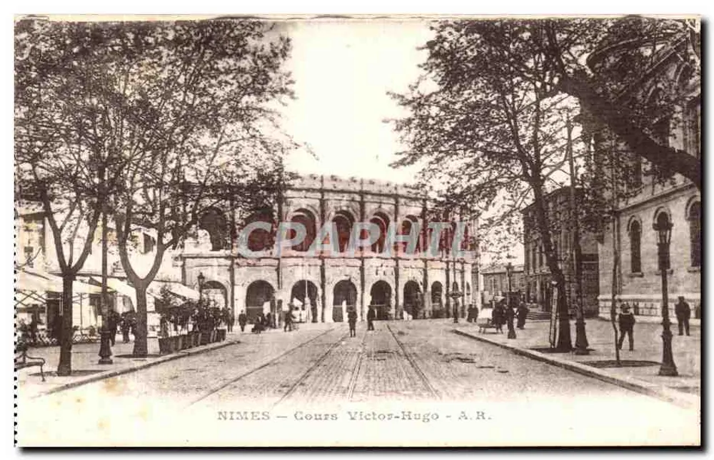 Nîmes — Cours Victor-Hugo — A.R. - Awers