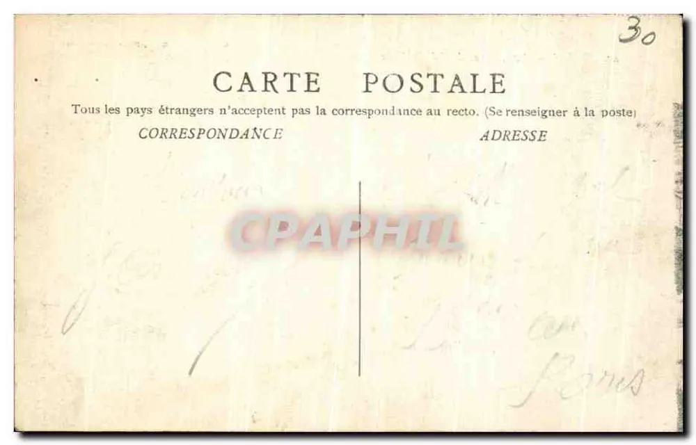 Nîmes — Les Arènes à Vol d'Oiseau — M. Bernard, B.F. Chalon-sur-Saône, n°1 - Verso