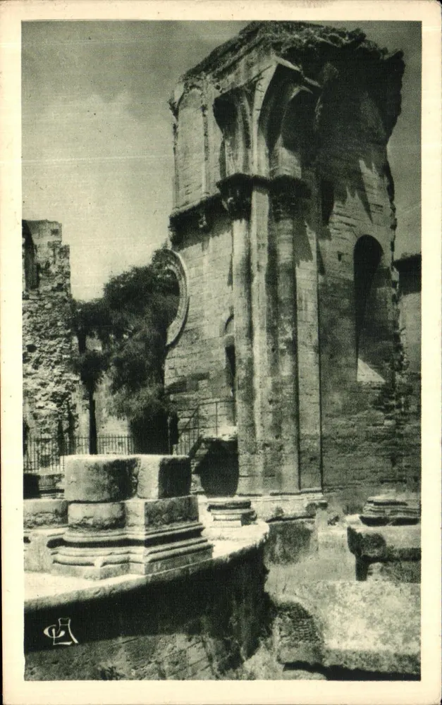 Saint-Gilles — O campanário da Abbatiale — Edição G.-L. Arlaud - Frente