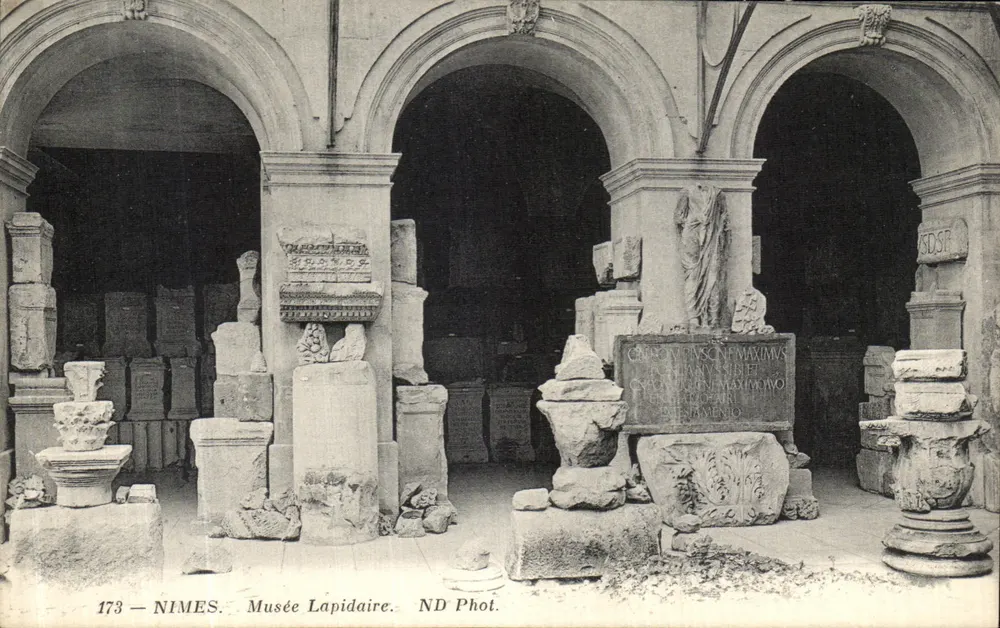 Nîmes — Museu Lapidário — ND Fot. n° 173 - Frente