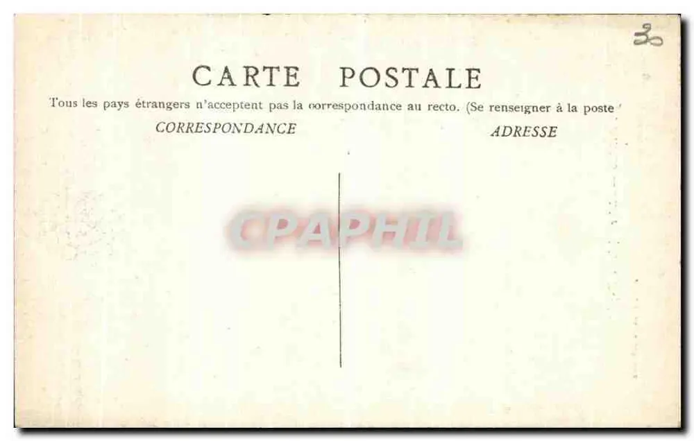 NIMES — Estátua de Alphonse Daudet — B. F. CHALON-S-SAONE - Verso