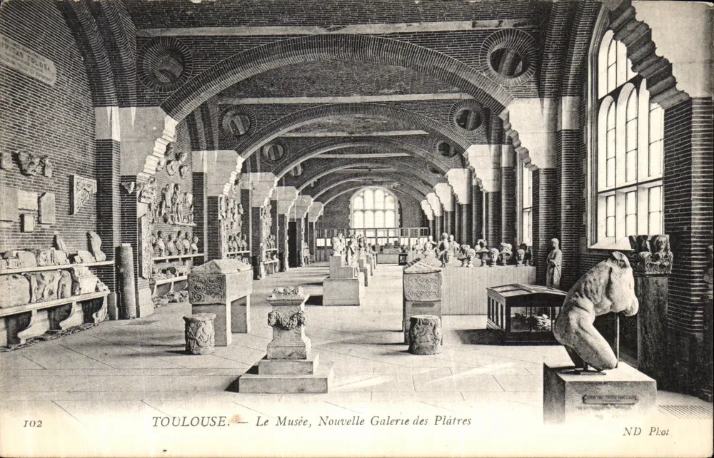 Toulouse — Das Museum, Neue Gipsgalerie — ND Plot, Nr. 102 - Vorderseite