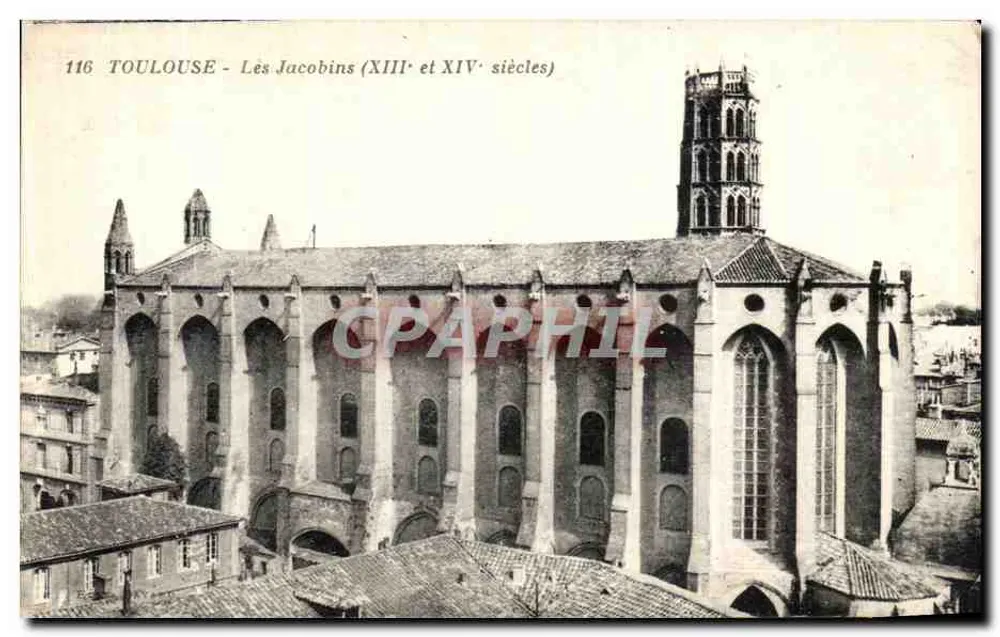 Toulouse - Les Jacobins (Séculos XIII e XIV) — n° 116 - Frente