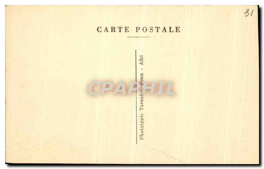 Toulouse - Capitole. Front — La Haute-Garonne Illustrée, wydane przez Phototypie Tarnaise Poux - Albi - Rewers
