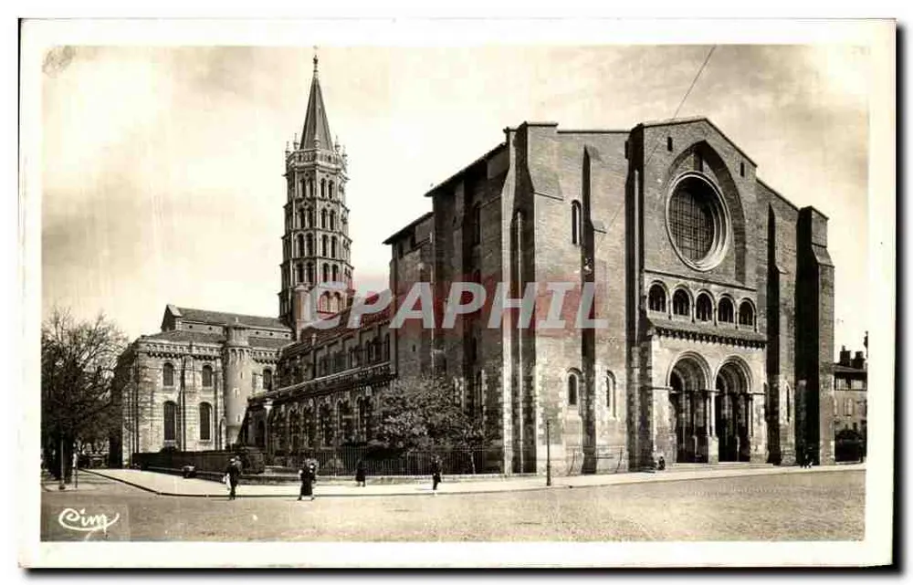Toulouse — A Igreja Saint-Sernin — Fot. C. Macon - Frente