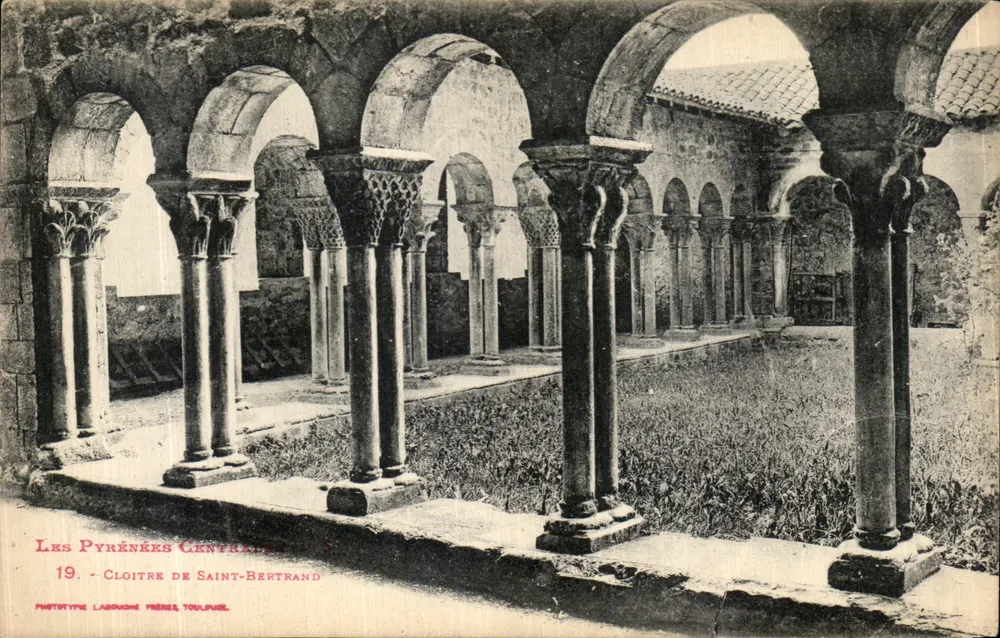Kloster Świętego Bertranda — Pyrénées Centrales — Phototype Labrousse Frères, Toulouse - Awers