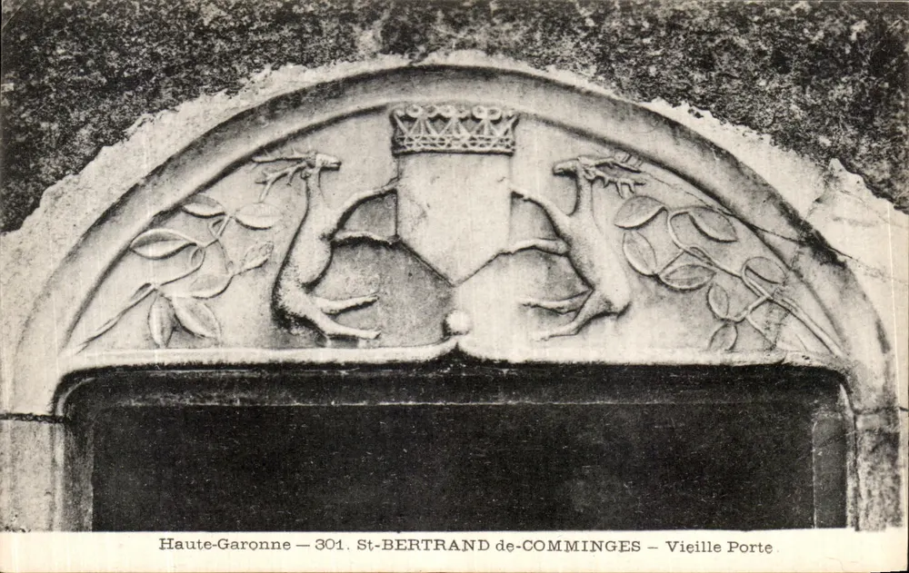 St-Bertrand-de-Comminges — Porta Velha — M.T. im.-impr. Limoges - Frente