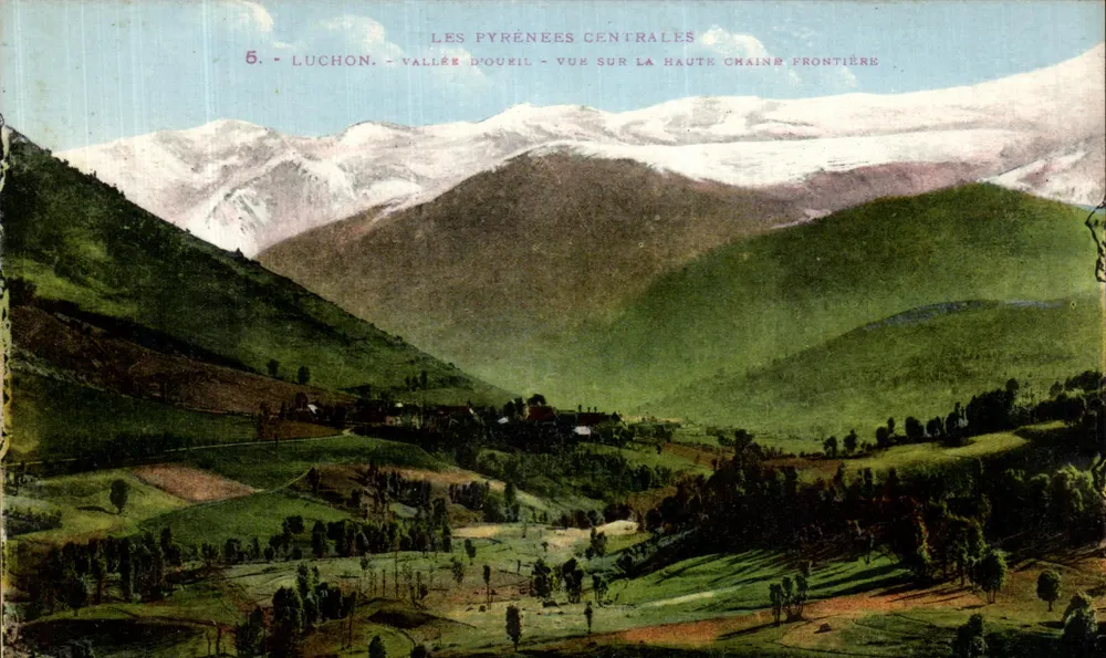 Luchon - Tal des Oueil - Blick auf die Hohe Grenzketten — Zentralpyrenäen, Nr. 5 - Vorderseite