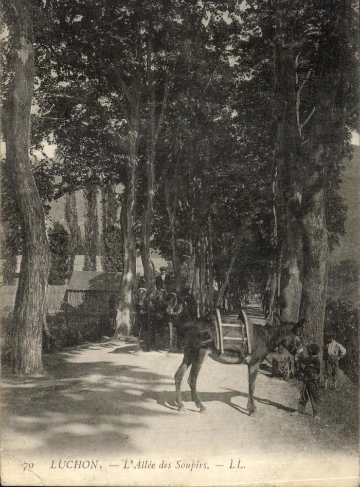 Luchon — Ansicht der Trauergasse — LL - Vorderseite