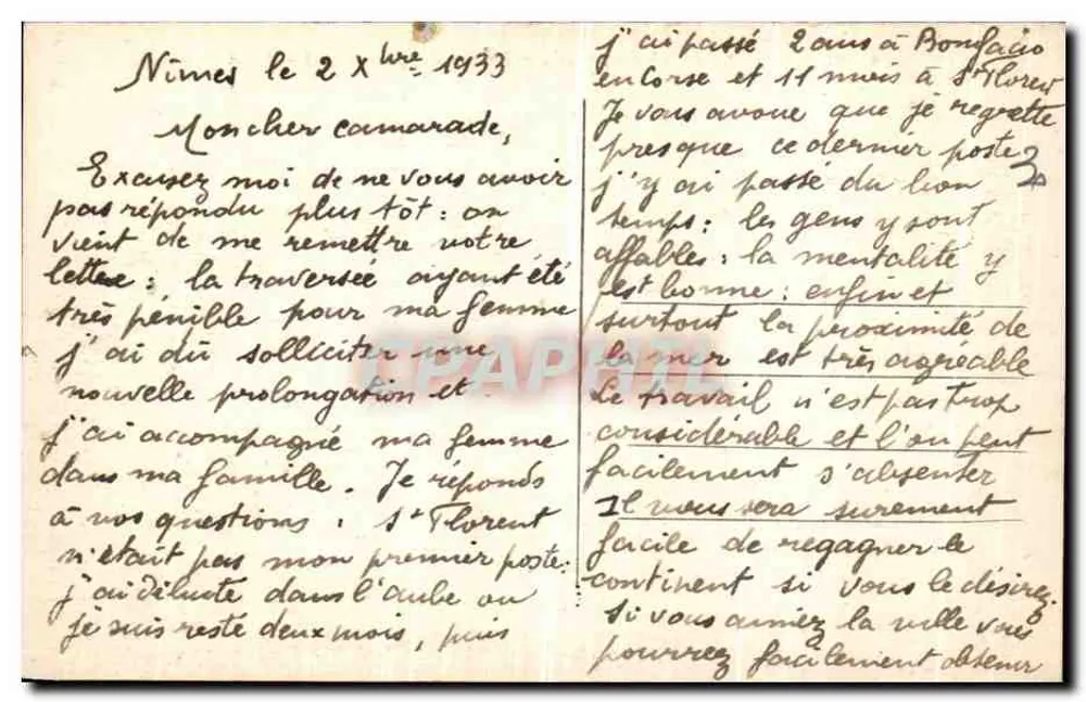 Nîmes - As Arênes, vista externa Lado Oeste - A. R. n°68 - Verso