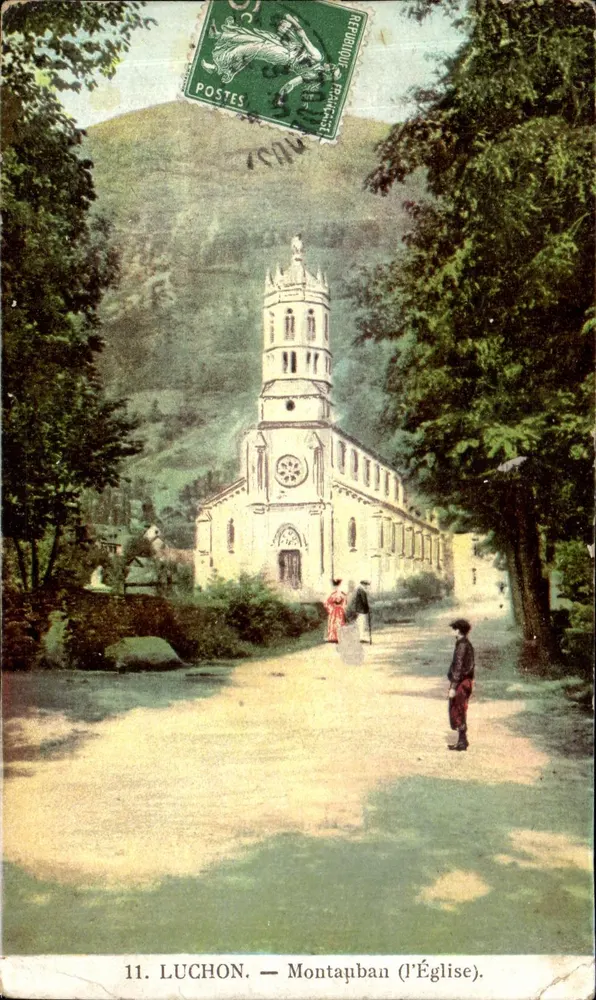 Luchon — Montauban (l'Église) — éditeur Luchon, n°11 - Recto