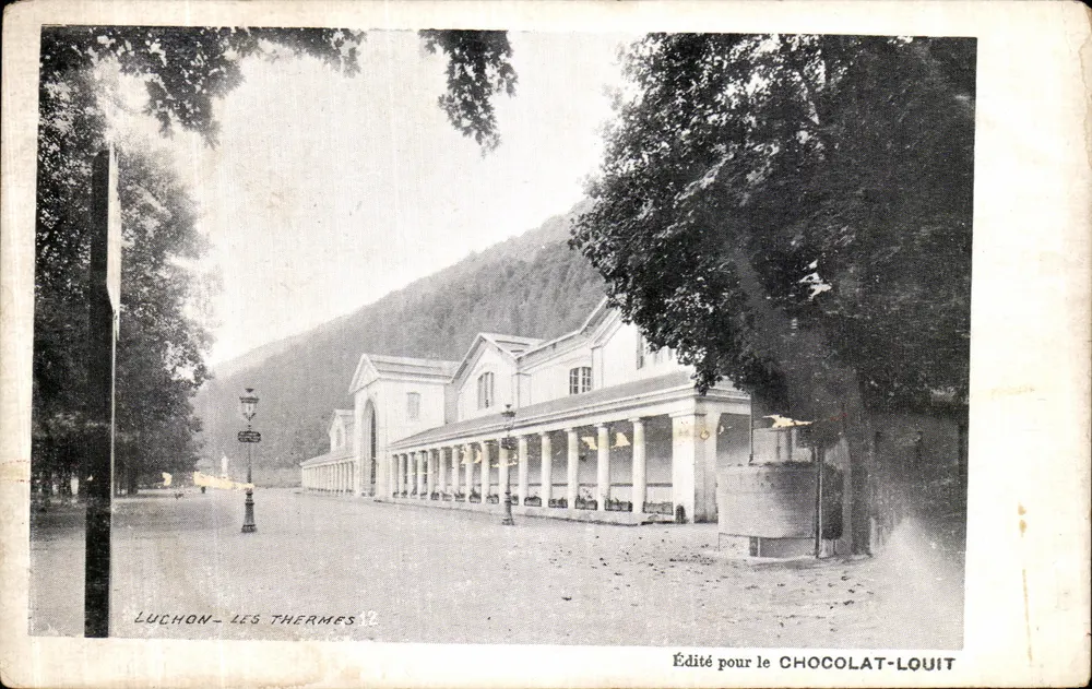 Luchon - Os Termas — editada para o Chocolat-Louit - Frente