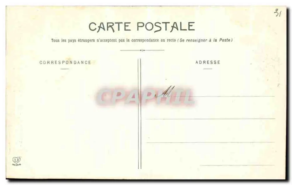 Toulouse - Cour de l'Hôtel de Lassanchore (16. Jahrhundert) - Phototype Larrugue Frères Toulouse - Rückseite