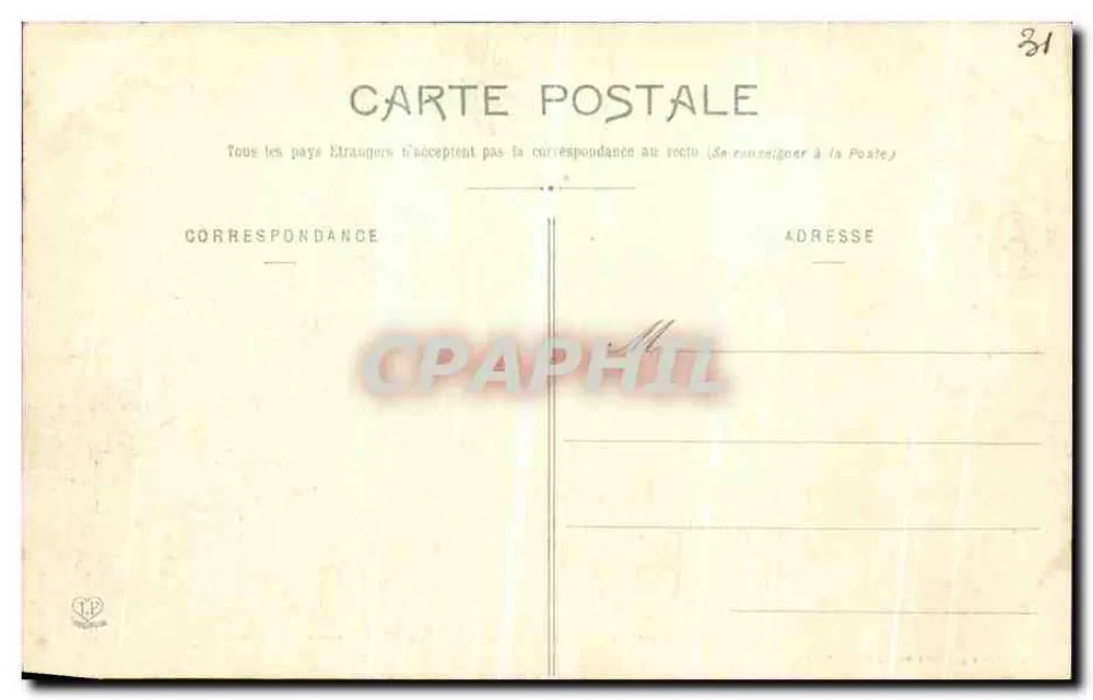Toulouse - Criptas da Igreja de São Sernim — Fototipia Labbuche Frères, Toulouse, n°126 - Verso