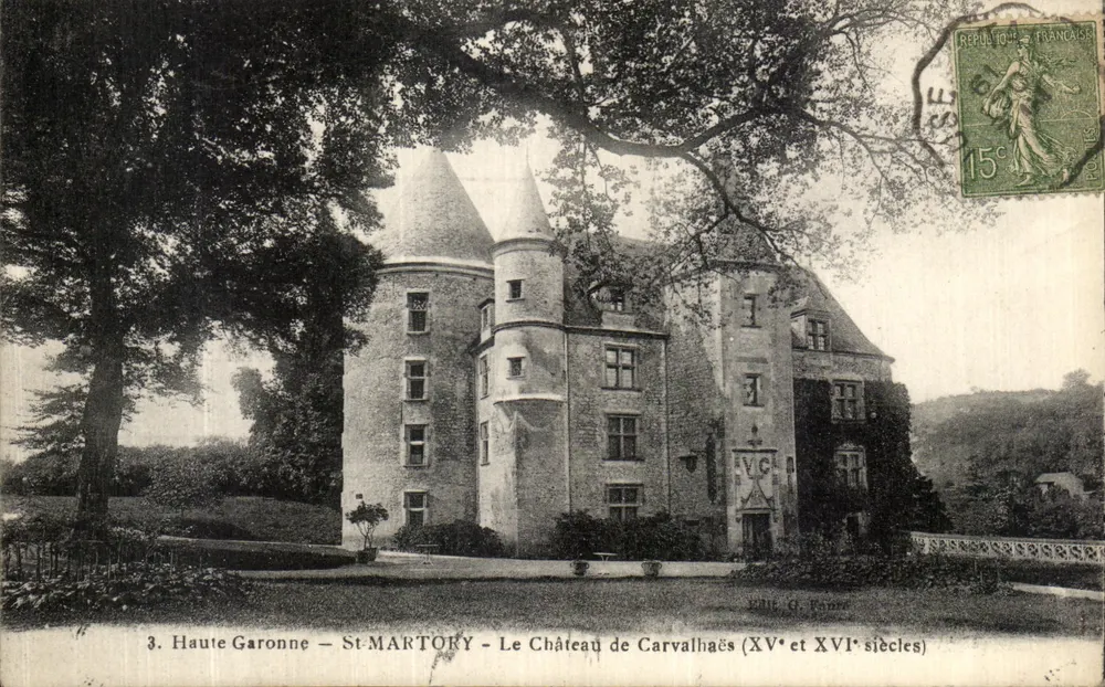 St-MARTORY — Schloss Carvalhaès (15. und 16. Jahrhundert) — Verlag G. Panre, Nr. 3 - Vorderseite
