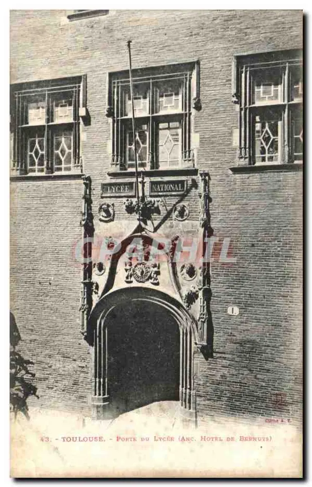 Toulouse - Tor des Lycée (ehem. Hôtel de Bertruts) - Vorderseite