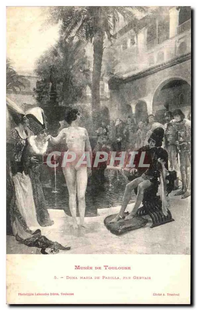 Dona Maria de Padilla — Museum of Toulouse — Phototypie Labouche Frères, Toulouse - Vorderseite