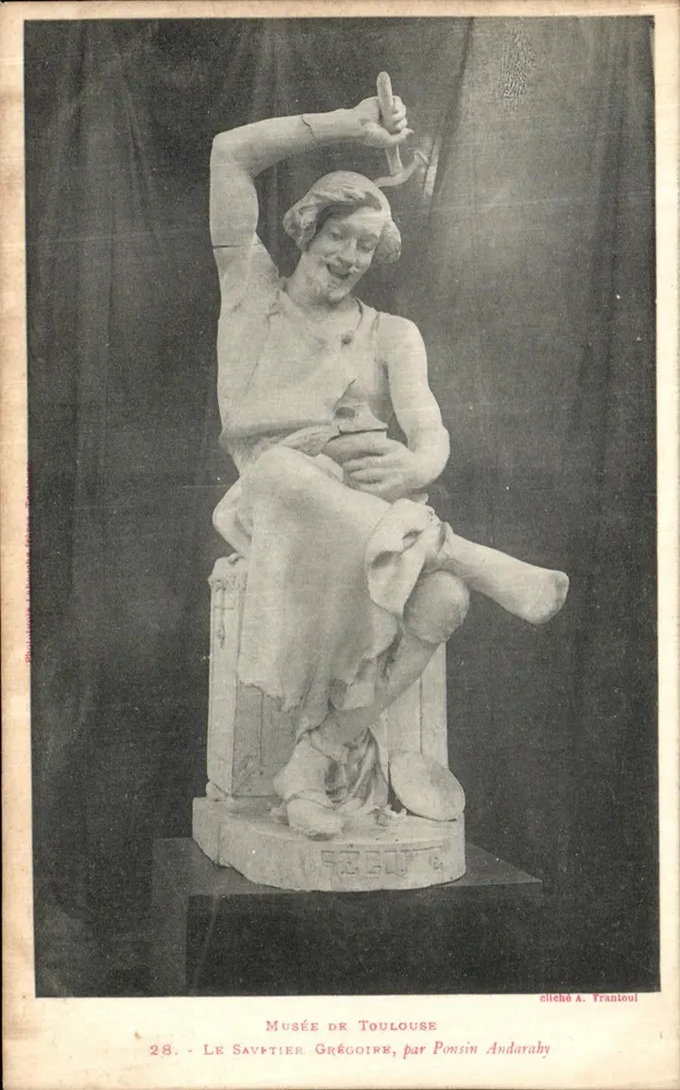 Der Schuhmacher Grégoire — Museum von Toulouse — von Ponsin Andaraby - Vorderseite