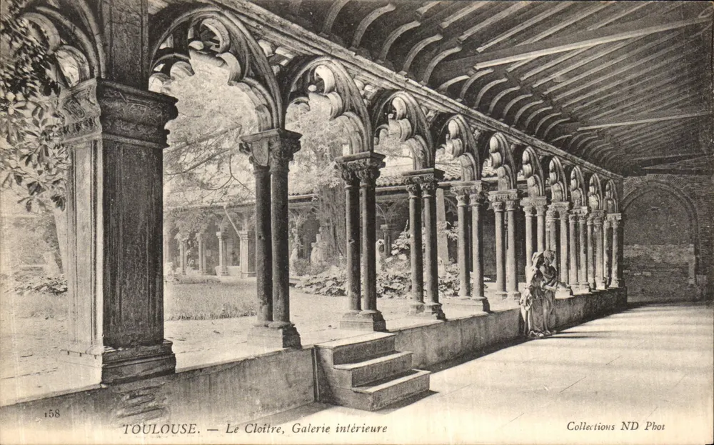 Toulouse — O Cloister, Galeria Interna — Collections ND Phot, n°158 - Frente