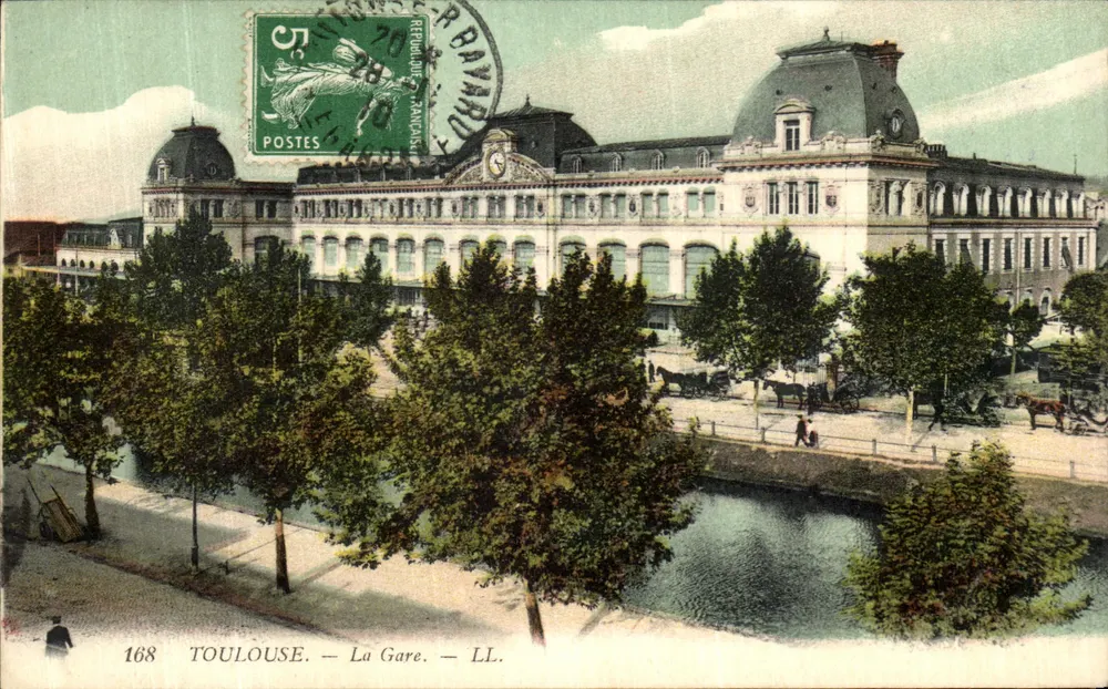 Toulouse — A Estação — LL. — Editor LL. n° 168 - Frente