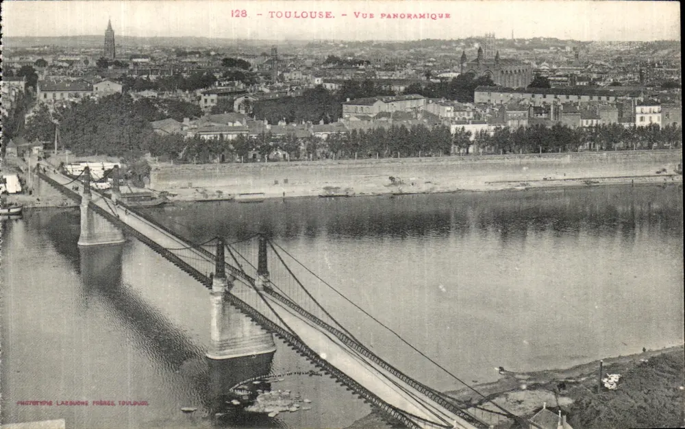 Toulouse — Panoramablick — Phototypie Larguione Frères, Toulouse - Vorderseite