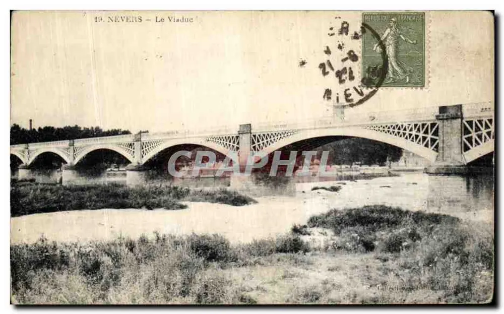 Nevers — Le Viaduc — éditeur : Graphephil - Frente