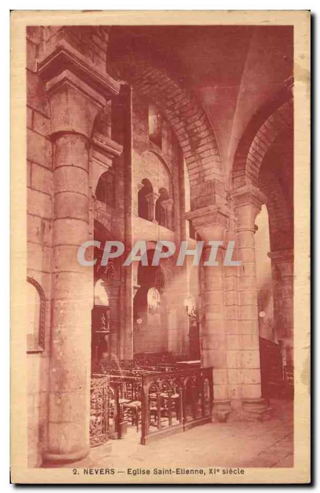 Nevers — Igreja de São Elieno, Século XI - Frente