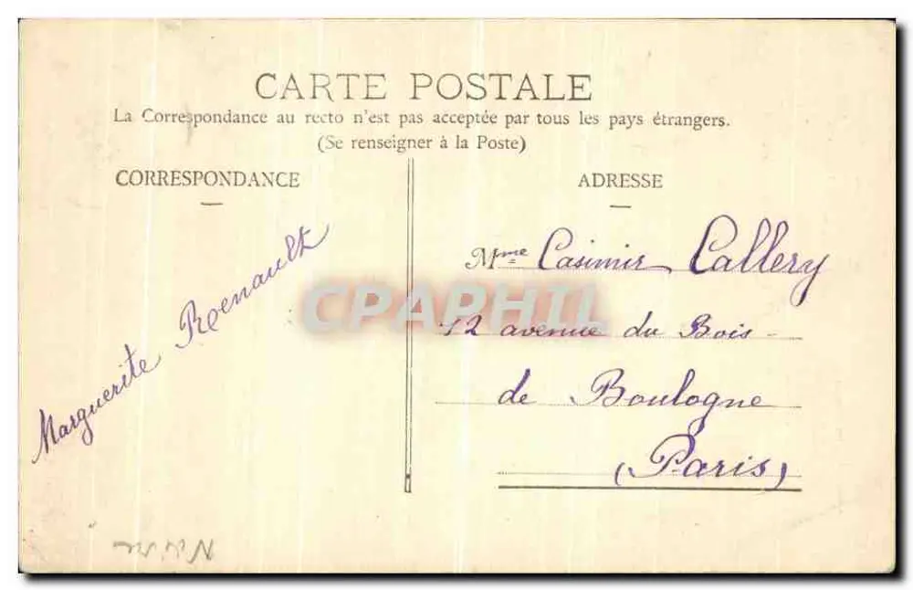 Legende von Nevers — Pornay mit Dampf — F. Guyonnet, Foto. Nevers - Rückseite