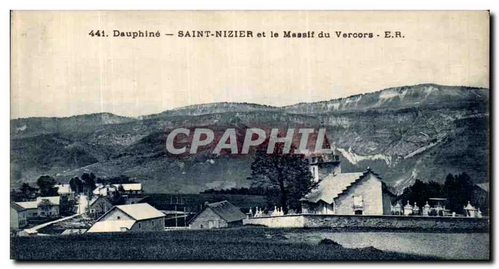 Saint-Nizier und das Massiv des Vercors — Dauphiné — E.R. — n° 441 - Vorderseite